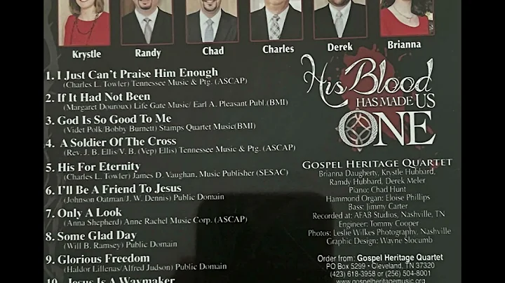 Only A Look - Gospel Heritage Quartet - Anna Sheph...