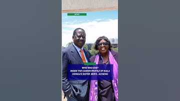 Inside Beryl Achieng’ Odinga’s career journey. #BiznaKenya #Leadership #Raila