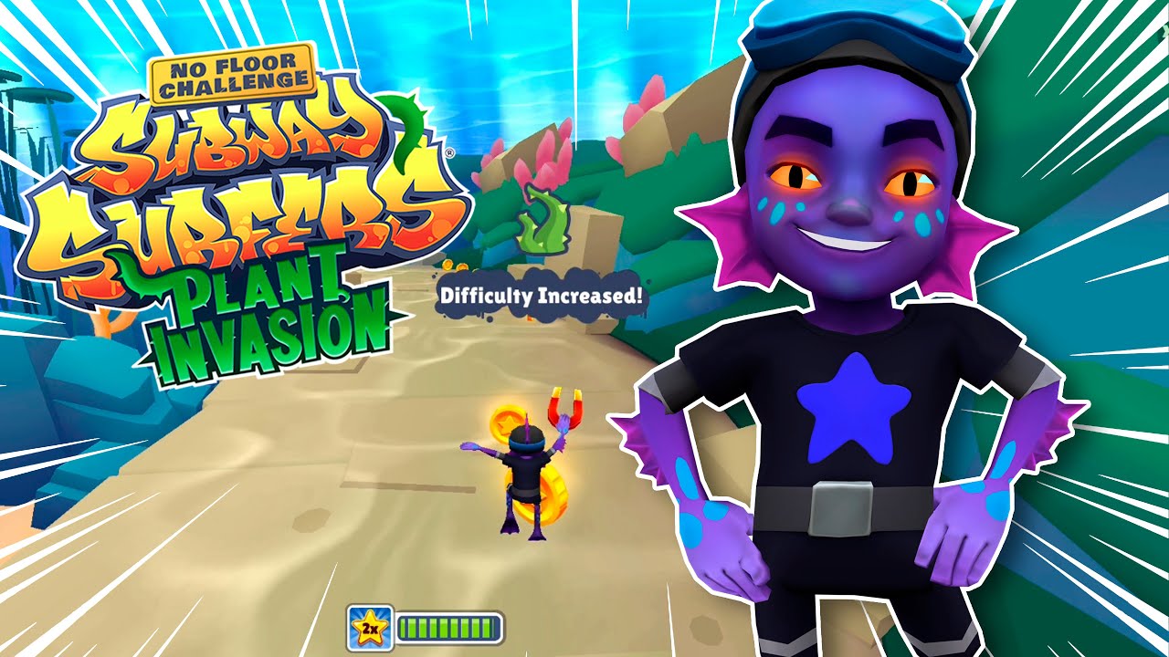 Plant Invasion Event - No Floor Challenge! Subway Surfers Underwater 2023