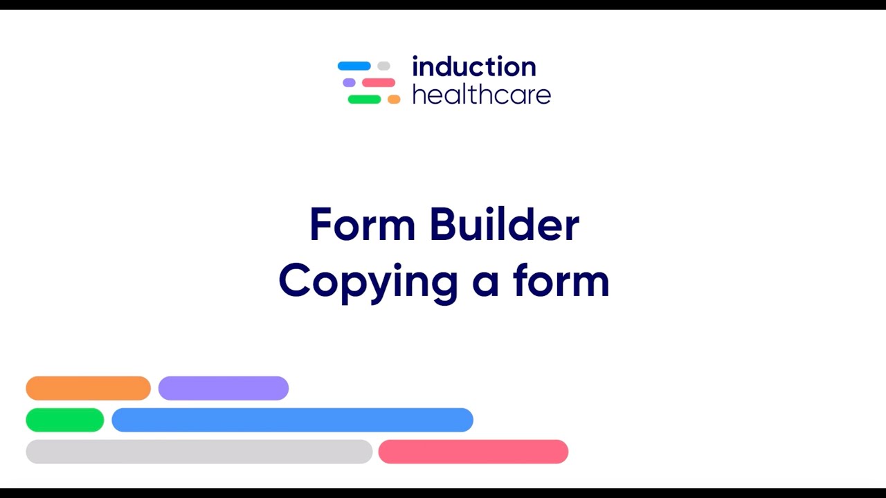 Form Walkthrough Induction Form Builder - Copying a form walkthrough - YouTube