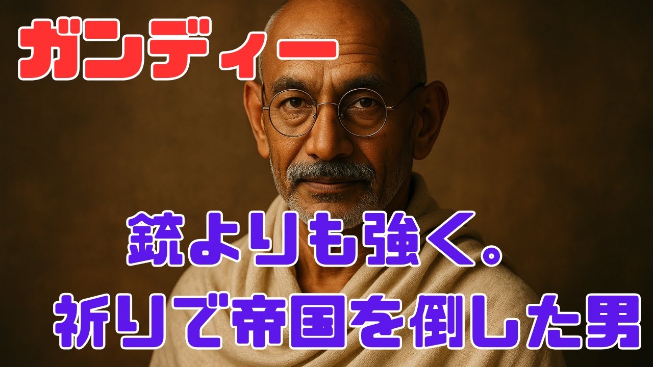 「非暴力で世界を変えた男｜マハトマ・ガンディーの人生と“最後の手紙”」 - YouTube