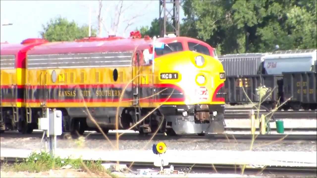 Kansas City Southern's Executive Train + F Units