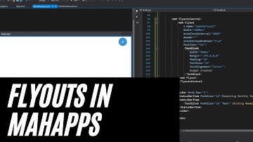 Creating and Using Flyouts with MahApps.Metro in WPF - Make a Modern WPF Desktop App Part 6