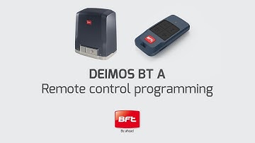 HOW TO: Deimos BT A: Remote Control Programming