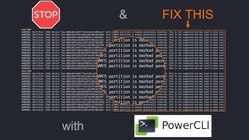 Fix VMFS Partition Marked Perennially Reserved
