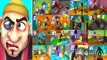 Scary Robber Home Clash - All New Animation Levels New Update (Android, iOS)