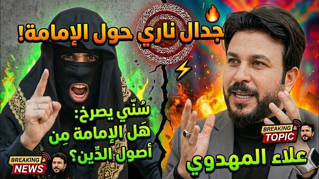 😱 جدال ناري بين سني وعلاء المهدوي حول الإمامة! - YouTube