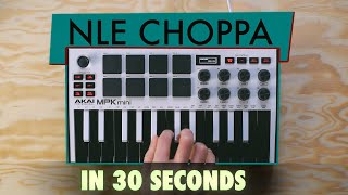 How to Remake Picture Me Grapin by NLE Choppa in just 30 seconds! (instrumental beat)