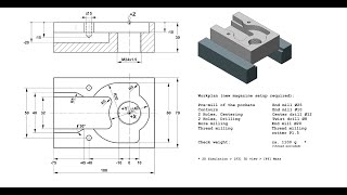 Rec 0Part Design in Autodesk Inventor for CNC MILLING lesson 12
