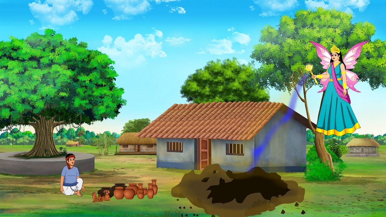 जादुई मिट्टी और रहस्यमई कुम्हार |Jaadui Mitti |Hindi Kahani |Moral Story |Hindi Story |Cartoon video