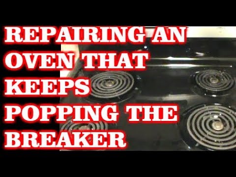 my oven trips the breaker