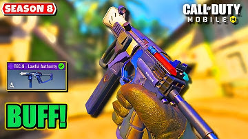 🔥 TEC-9 GODLY Setup in CODM 🔥 | Best Gunsmith Build & Loadout 2025 | Call of Duty Mobile Season 8 
