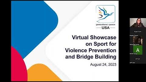 Virtual Showcase on Sport for Violence Prevention and Bridge Building