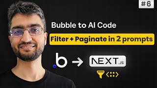 Filter & Pagination in 9 minutes | Bubble to AI Code Marketplace build | EP#6