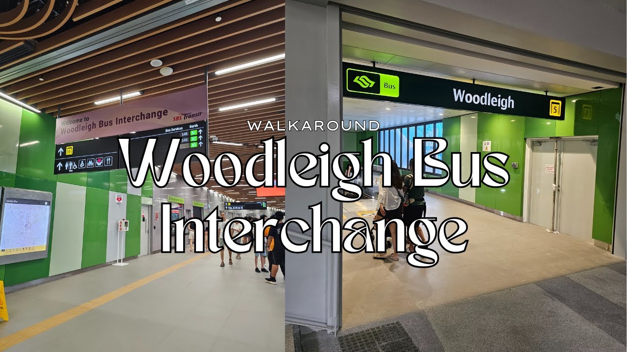 4K | New Woodleigh Bus Interchange Opened Today! First Look & Tour 