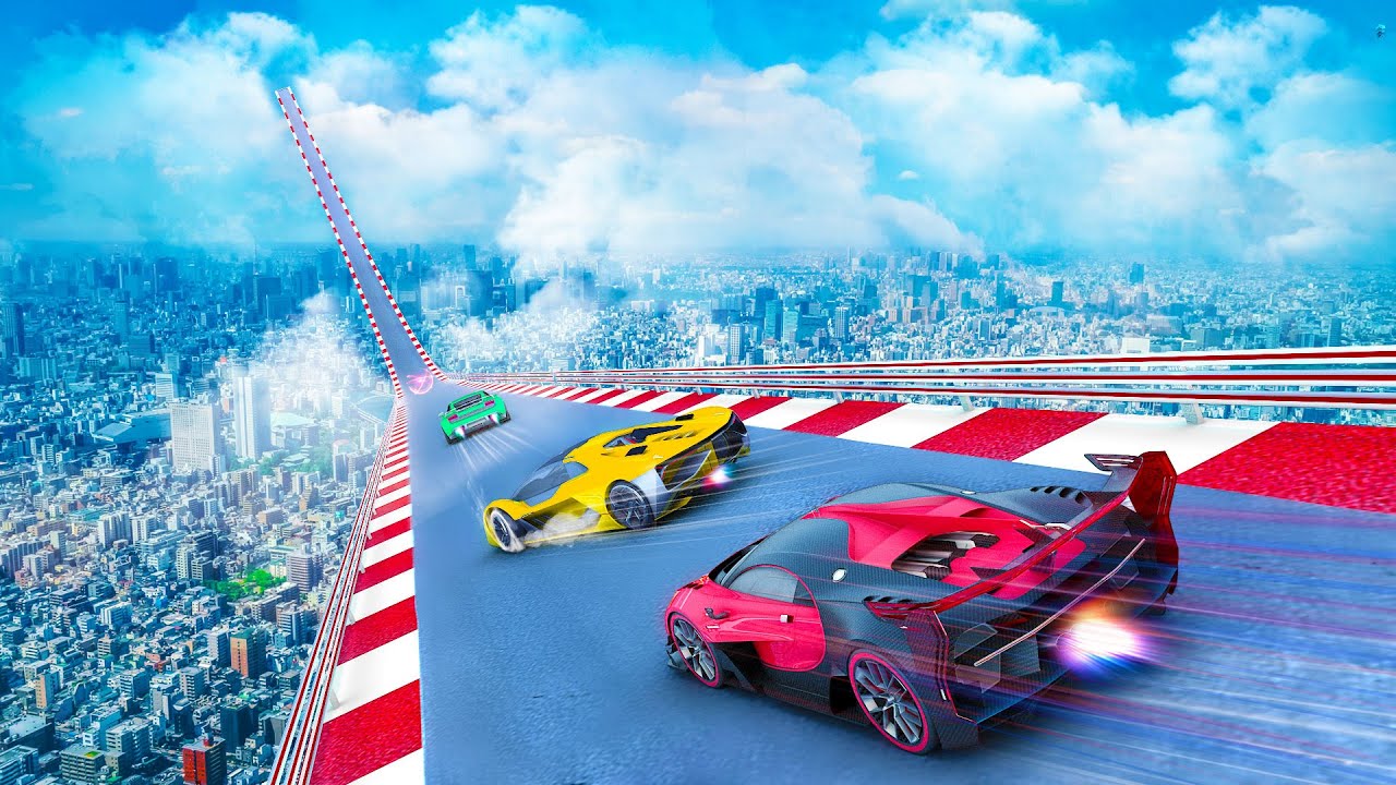 Real Mega Ramp Car Stunt Simulator - Impossible Sport Car Racing 3D - Android Game Part-2