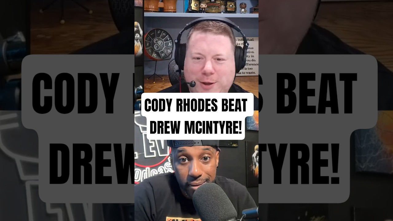 CODY RHODES WILL BEAT DREW MCINTYRE FOR THE WWE TITLE ON SMACKDOWN! #wwe #codyrhodes #drewmcintyre