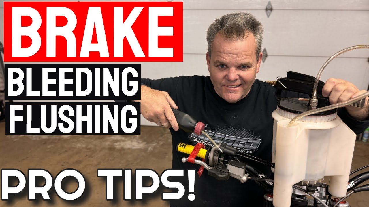 Dirt Bike Brake Bleeding Tips YouTube