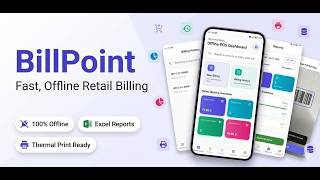 BillPoint POS - Offline Billing & Inventory App | Barcode Scanner | GST Invoice | Retail POS screenshot 2