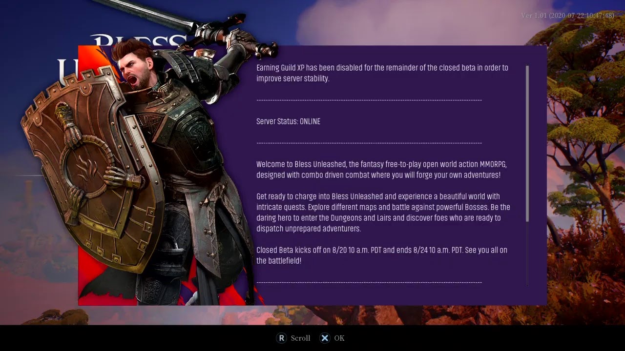 Bless Unleashed Closed Beta - Character Creation & Start