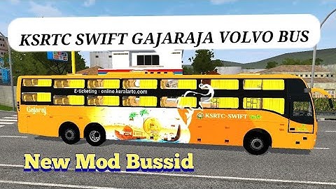 NEW KSRTC SWIFT GAJARAJA VOLVO BUS MOD FOR BUSSID | NEW MOD BUSSID | MEDIAFIRE LINK | BUS MOD BUSSID