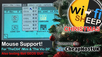 The C64 Mouse Support? & Testing #8bit GEOS!