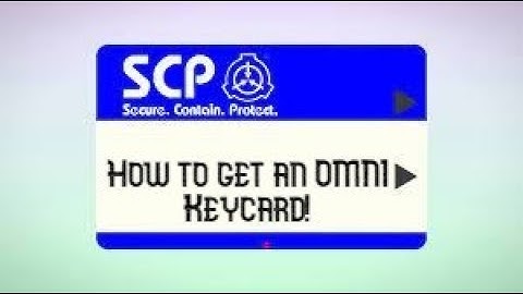 How to get an OMNI KEYCARD in SCP ANOMALY BREACH 2 (Roblox)