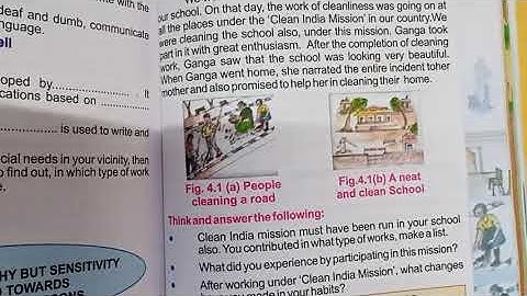 August 2, 2021.Class-5.EVS.Chapter -4.Lets Clean together