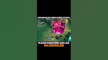 BADANG KILLER COMBO IS HERE TUTORIAL - YUZHONG GAMEPLAY-MLBB