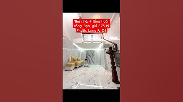 Giá 2.75 tỷ nhà 4 tầng hoàn công! Tiền nhỏ cho gia đình trẻ ạ! #nhà_phố_quận_9