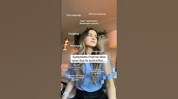 Symptoms I had no idea were actually #AcidReflux #GERD full video👇 #LPR #heartburn