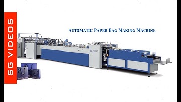 Automatic Paper Bag Making Machine In India | Check Description to CALL/Contact Us
