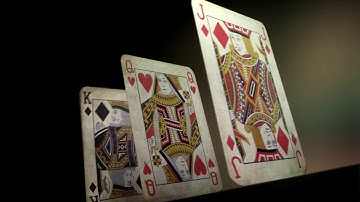 Playing cards 3D