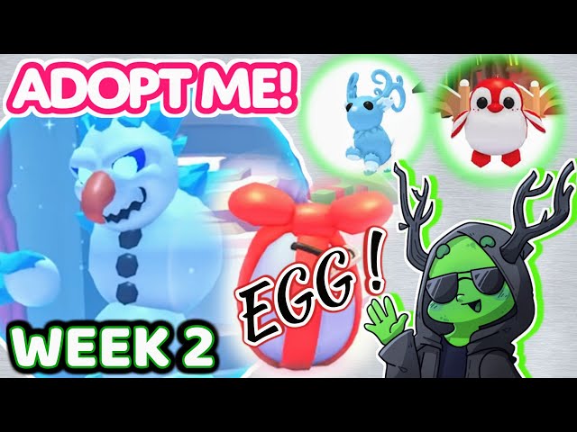 Adopt Me Winter Week 2 NEON Fleur de Ice and Peppermint Penguin