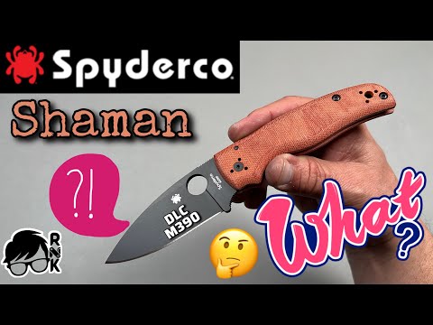 Both an exciting & disappointing unboxing… an orange Micarta Spyderco M390 Shaman knife