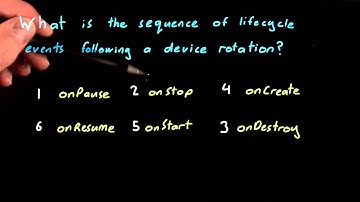 Lifecycle Events Solution - Developing Android Apps