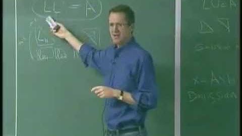 16: direct methods for sparse linear systems (lecture 16 of 42)