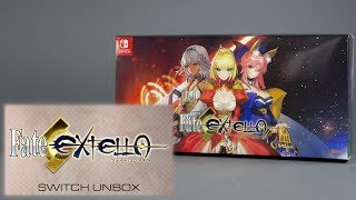 [NSW] Fate/Extella The Umbral Star Limited Box unboxing