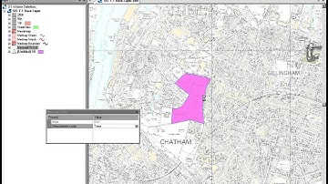Measure an area using the Trace Option using Cadcorp SIS 7 1