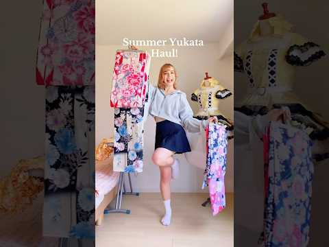 since it’s coming into Summer, it’s time to wear Yukata!☀️⛱️ #jfashion #yukata #haul #kimono #kawaii