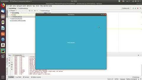 Hola Mundo Kivy python3 Español