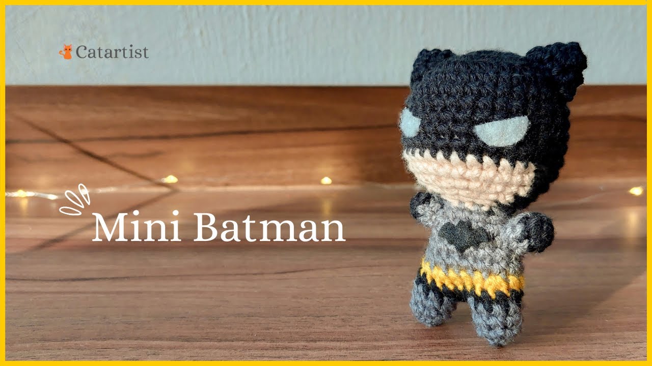 Descubrir 57+ imagen llavero de batman a crochet