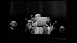 Easter message and blessing of Pope Pius XII 1956