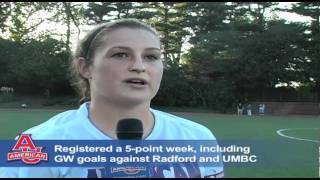 American University Student-Athlete Of The Week Presented By Geico Brooke Sheppard 913-919