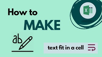 👉 How to fit text in a cell in Excel