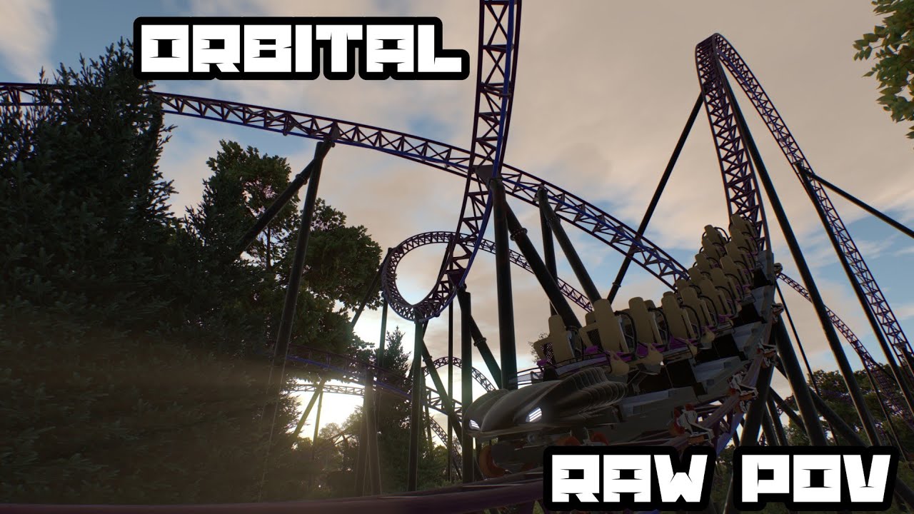 Orbital Triple Launch Mack Coaster RAW POV NoLimits 2 Pro 60fps