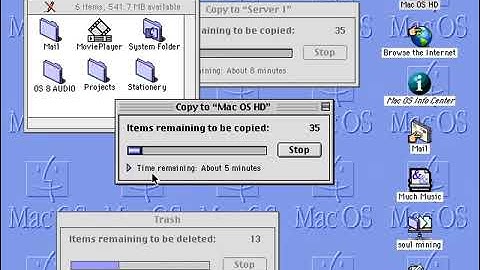 Apple Macintosh Mac OS 8 • Multitasking (1996)