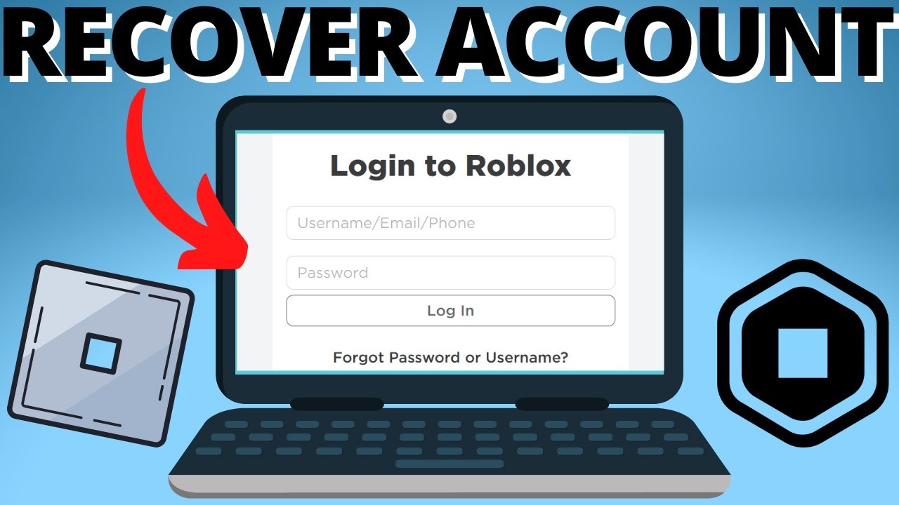 Roblox login  How to create an account and recover lost password