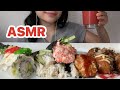 Delicious Sushi Cones, Rainbow Roll, &amp; Takoyaki ASMR Mukbang *EATING SOUNDS NO TALKING