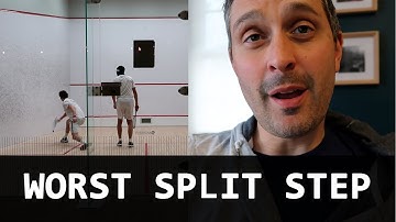 WORST Squash Split Step Ever